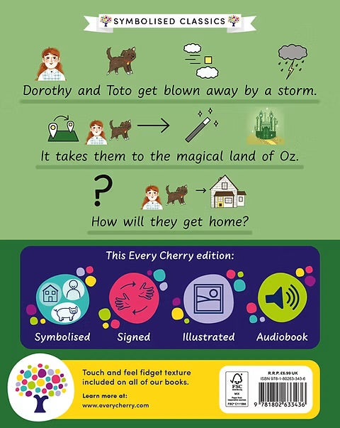 The wonderful wizard of Oz by L. Frank Baum (symbolised)