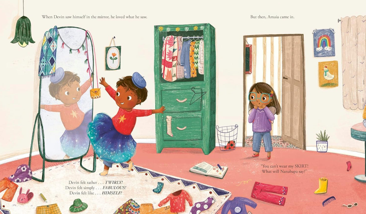 PRE ORDER So Devin wore a skirt by Shireen Lalji