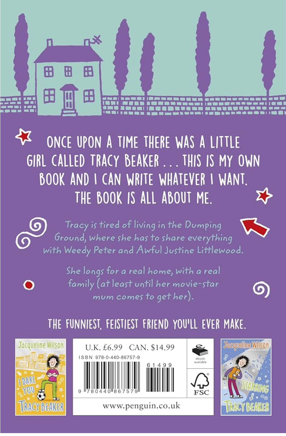 The story of Tracy Beacker by Jaqueline Wilson
