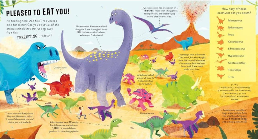 Dinos love numbers