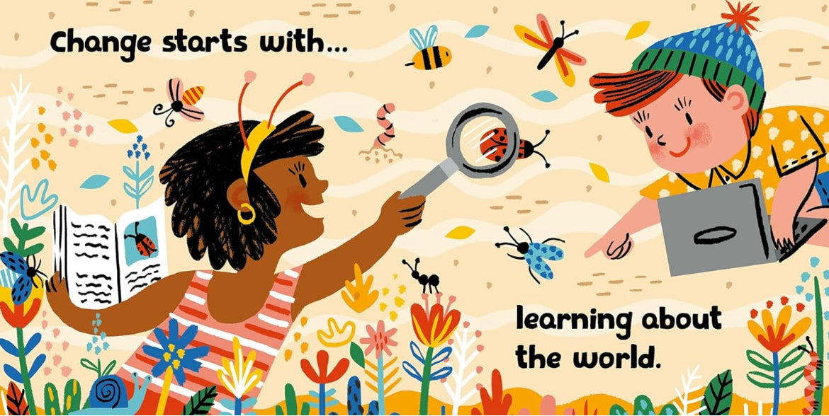 Change starts with us by Sophie Beer (board book)
