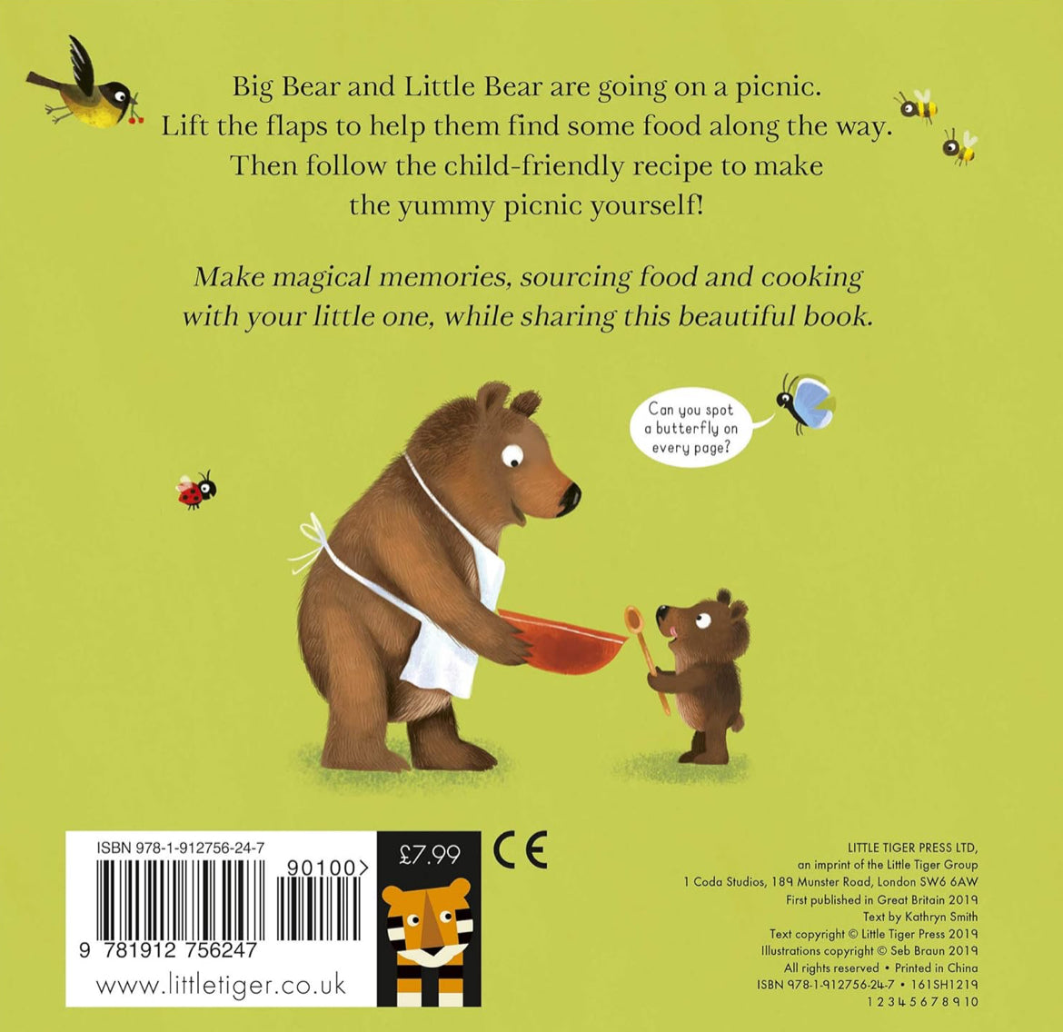 Little Bears Picnic by Seb Brown (board book)