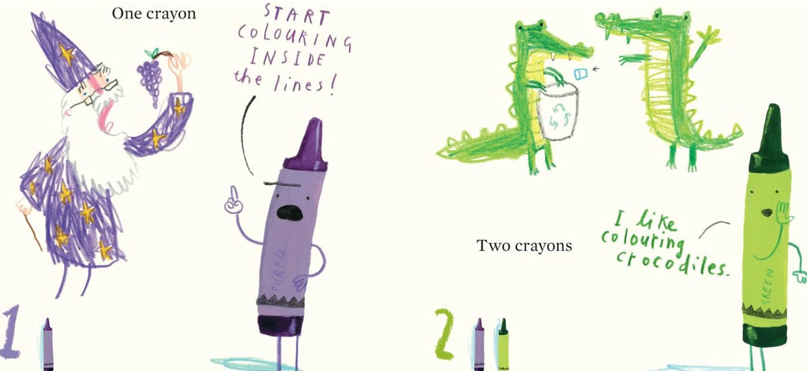 The Crayons’ book of numbers (board book) by Drew Daywalt