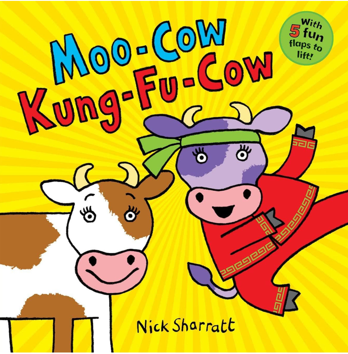 Moo cow Kung Fu Cow (board book)