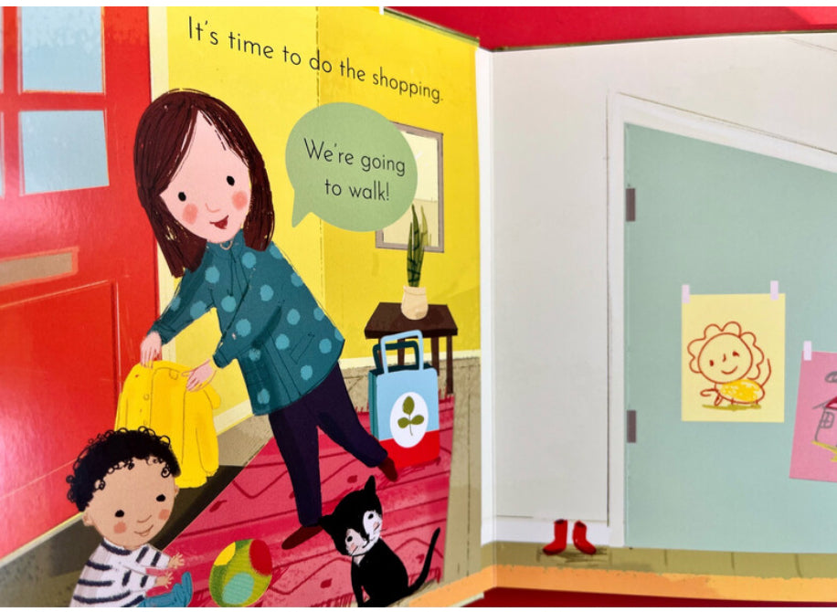 At the shops (board book)