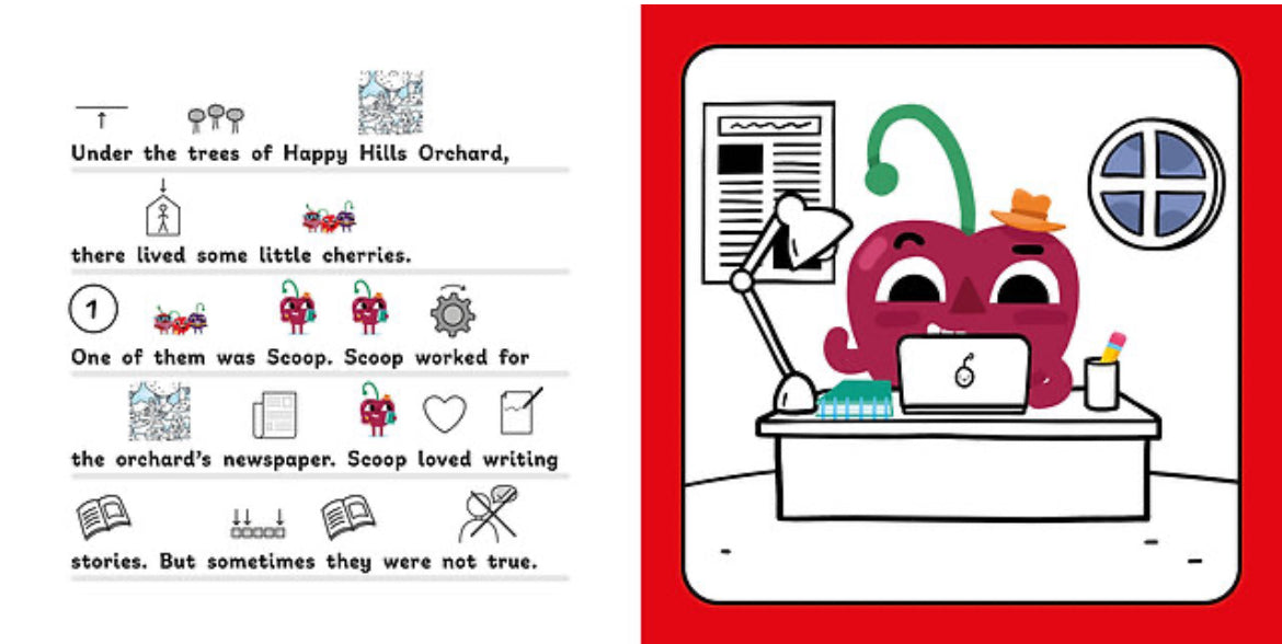 Scoop’s True Story (symbolised board book)