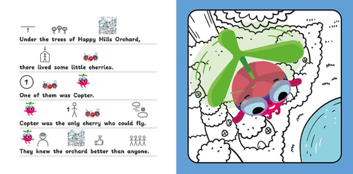 Copter the Explorer (symbolised board book)