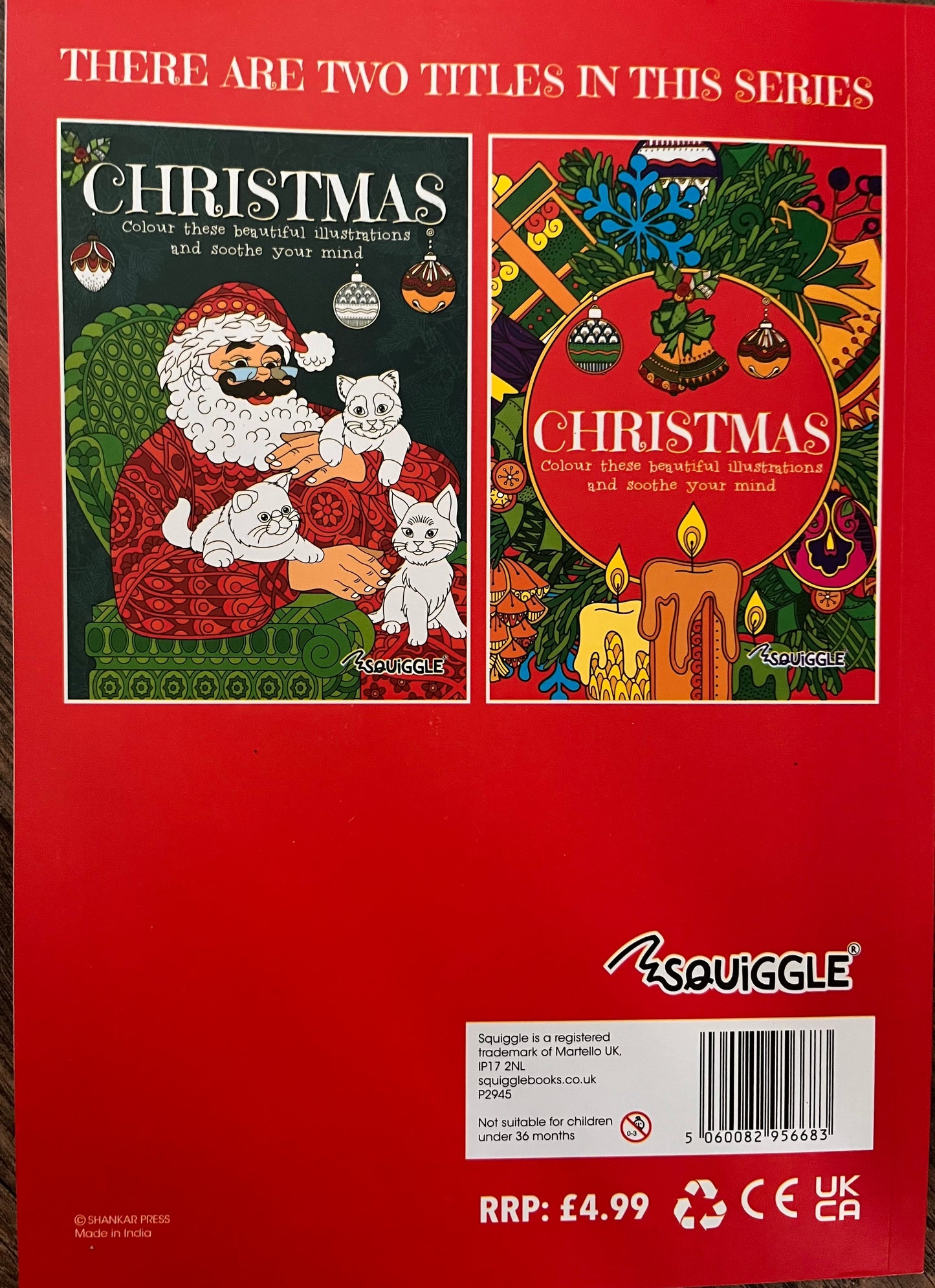 Mindful Christmas colouring