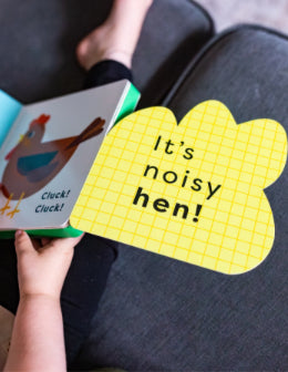 What’s that noise? Moo! (noisy board book)