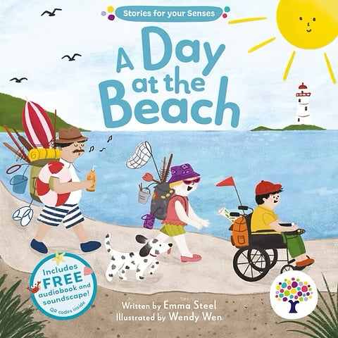 A Day at the Beach (sensory story/board book)