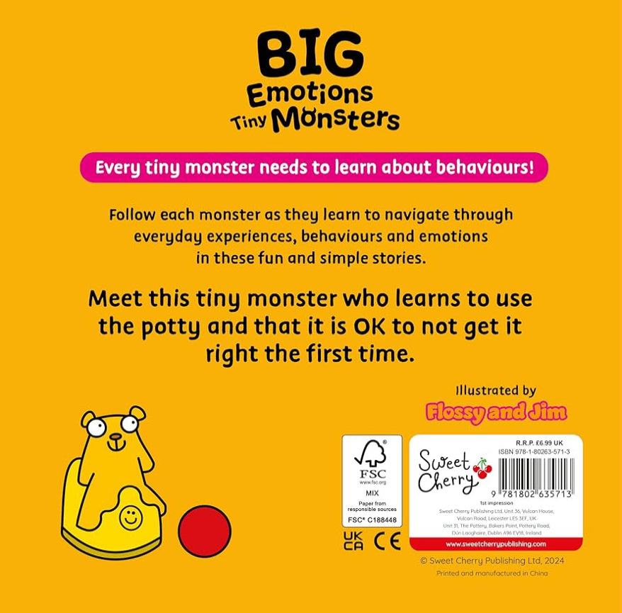Tiny Monsters Use the Loo (board book)
