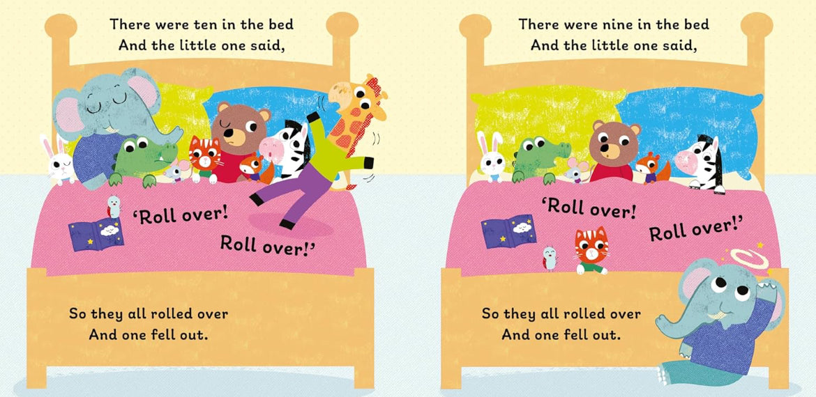 Ten in the Bed (board book)