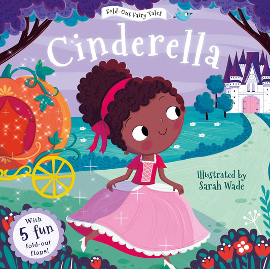 Cinderella fold out fairy tale (board book)