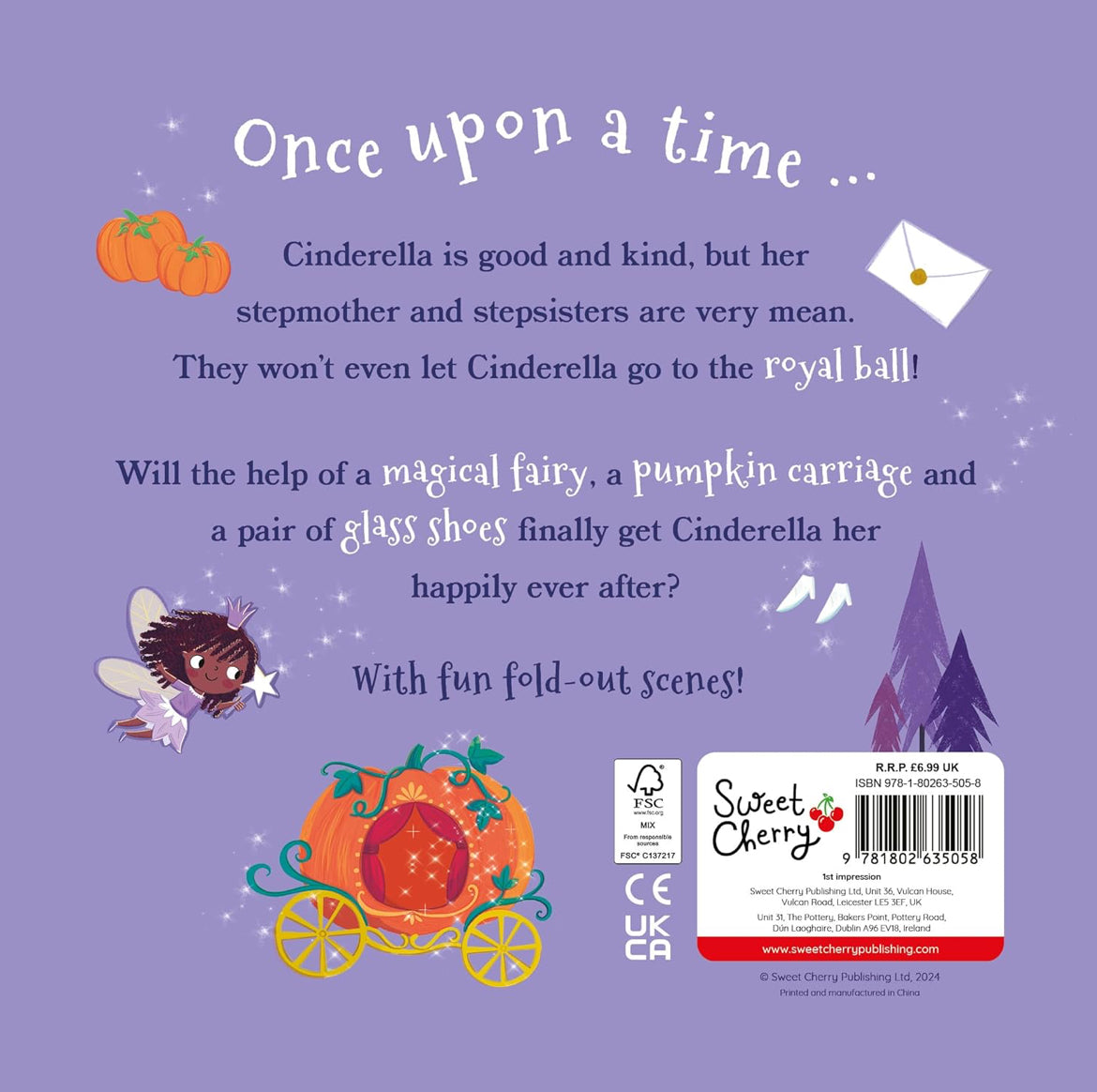 Cinderella fold out fairy tale (board book)