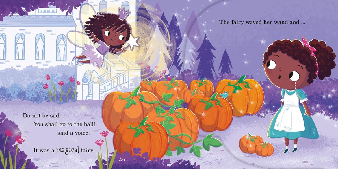 Cinderella fold out fairy tale (board book)