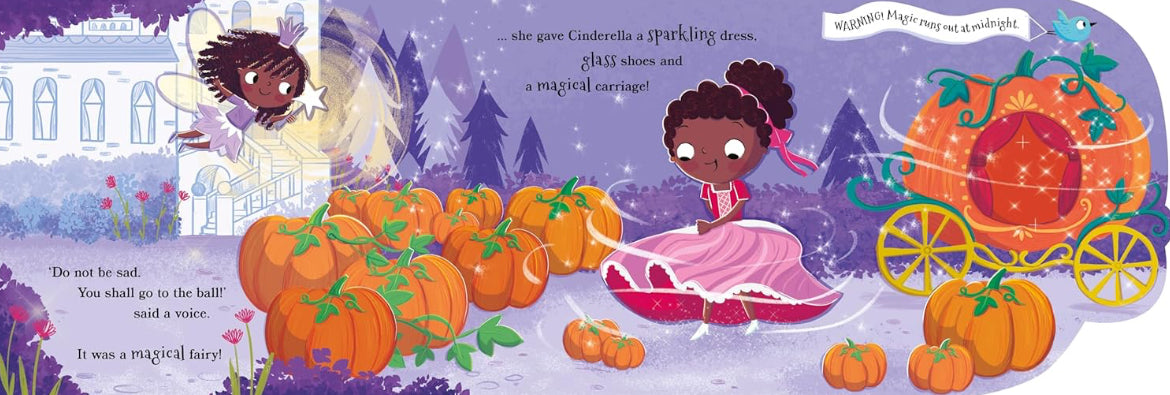 Cinderella fold out fairy tale (board book)