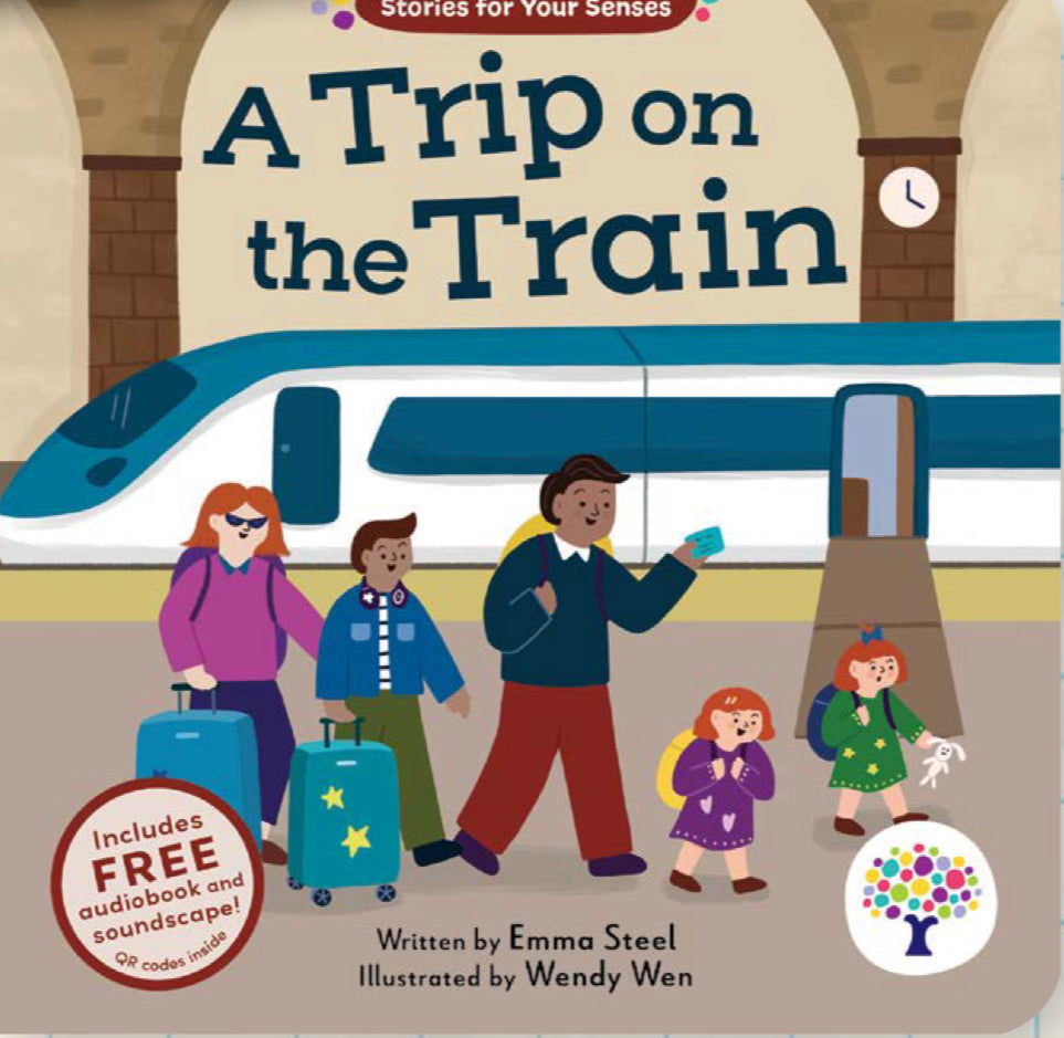 PRE ORDER A Trip on the Train (sensory story/board book)