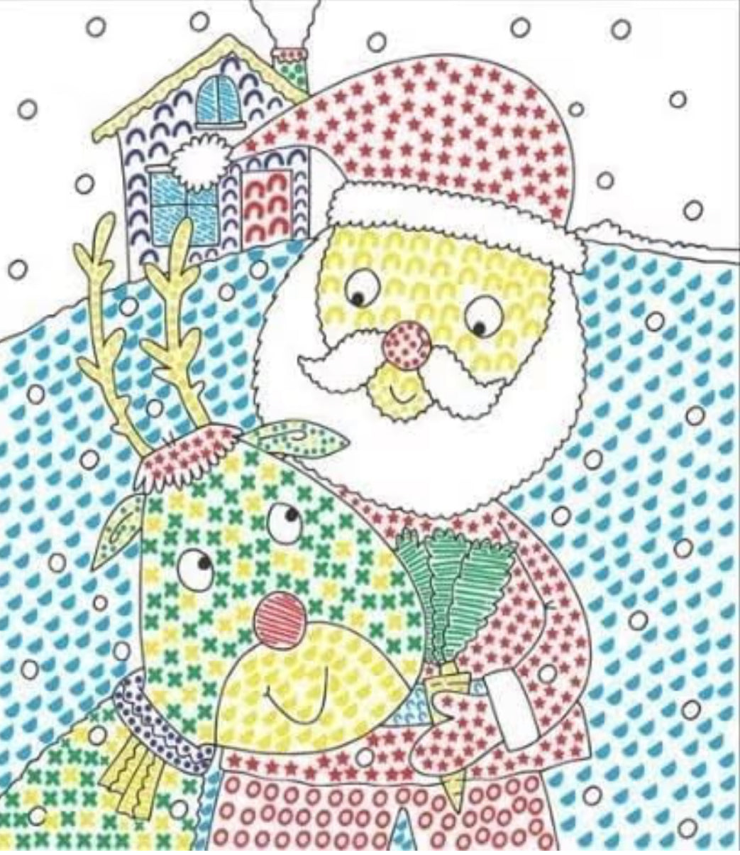 Christmas magic painting